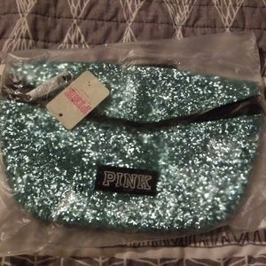 Aqua blue brand new Pink VS fanny pack bnwt